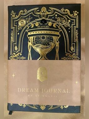 St. Soleil 'Sacred Dreams' Dream Journal vegan cover gold foil celestial artwork